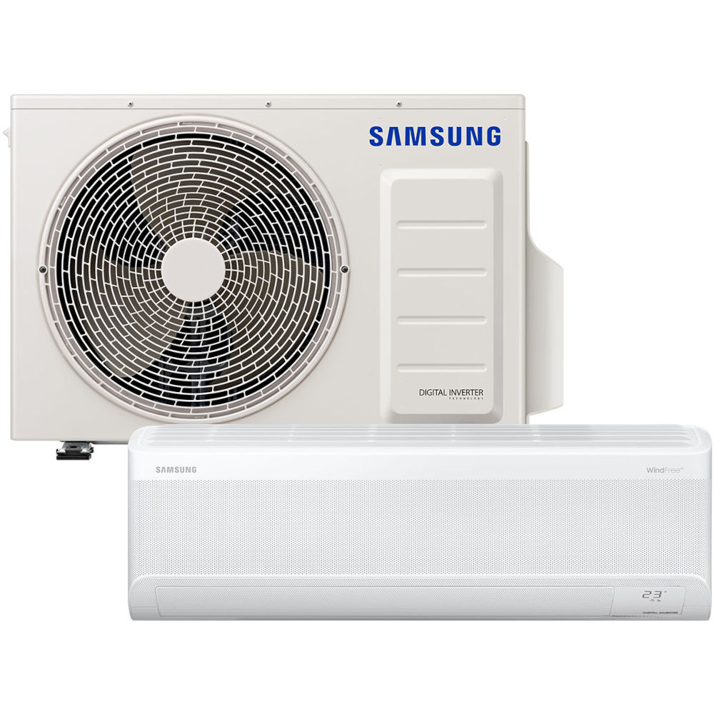 Wandgerät Samsung RAC Split Exklusiv Windfree Set Kühlen 3,5kW | Heizen 4,0kW AR70F12C1AWNEU.1