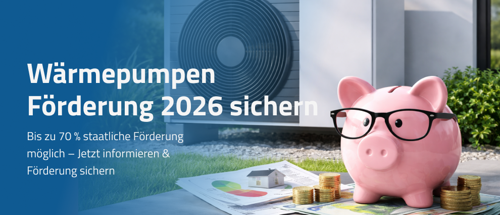 Banner-Wrmepumpen-Frderung